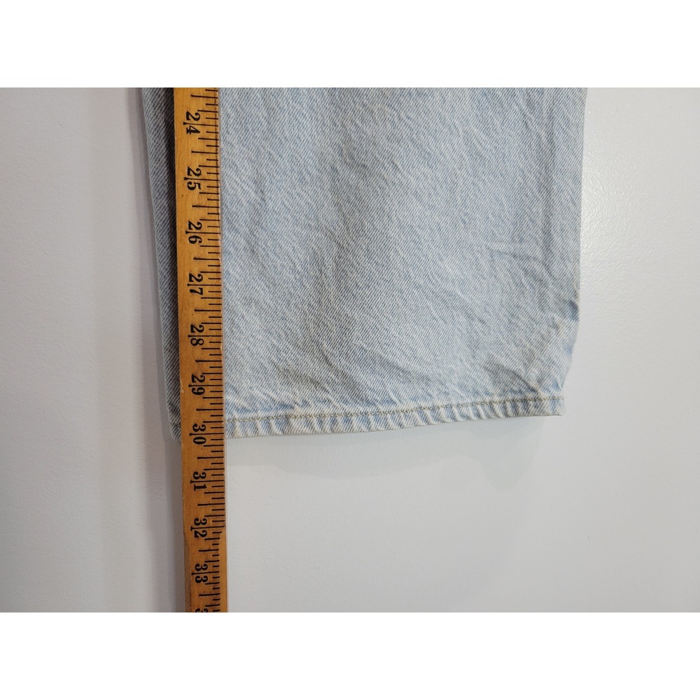 PacSun Low Rise Wide Leg Jeans Light Wash Blue 100% Cotton Size‎ 24 Baggy Y2K - Picture 6 of 8